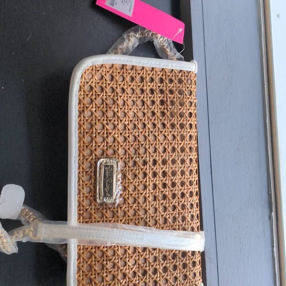 Lily Pulitzer St Barts Cane Clutch